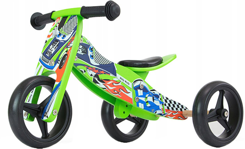 Rowerek biegowy MILLY MALLY Jake Cars 2w1