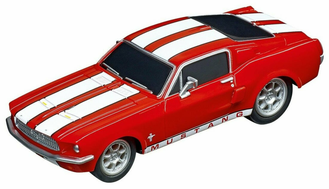 Samochod CARRERA Ford Mustang 1967 klasyk marzenie legenda kolorystyka czerwien