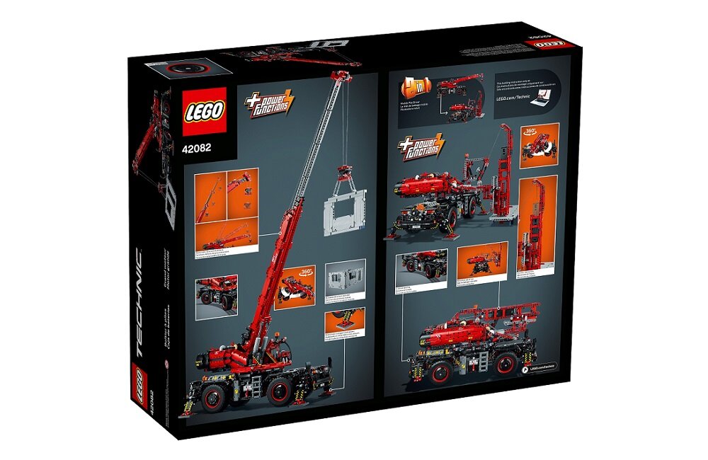 LEGO Technic Dźwig 42082 kreatywna zabawa prawidłowy rozwój merytoryczny dziecka klocki figurki minifigurki bez zasilania klasyczna zabawa wysoka jakość lego wielogodzinna zabawa