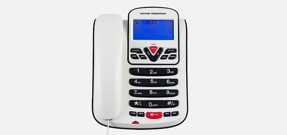 Telefon MESCOMP MT-838 Fabian ekran wyświetlacz