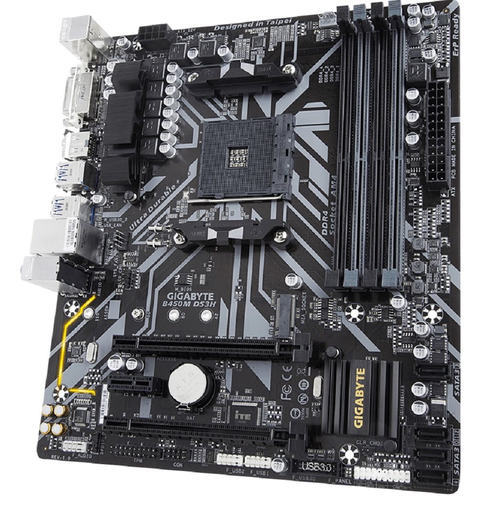Płyta główna GIGABYTE B450M chłodzenie Smart Fan 5