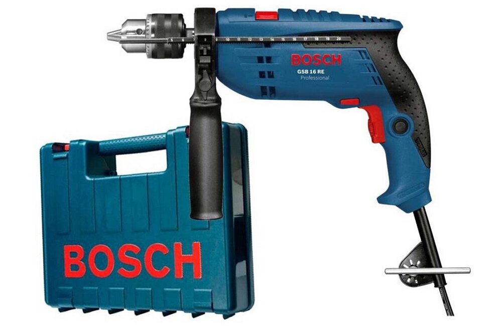 Wiertarka udarowa BOSCH GSB 16 RE Professional Wyposażenie