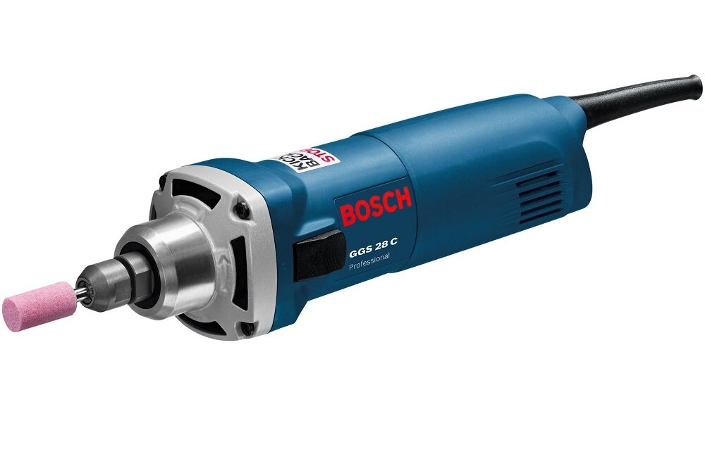 Szlifierka prosta BOSCH GGS 28 C Professional Wydajny silnik 600 W system łagodnego rozruchu silnika Soft Start