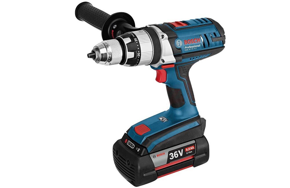 Wiertarko wkrętarka BOSCH GSB 36 VE2 LI Zasilanie