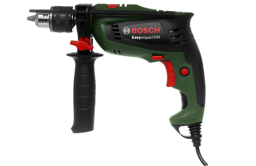 Wiertarka udarowa BOSCH EasyImpact 540 Idealna podczas prac remontowo budowlanych wykonywanych w domu