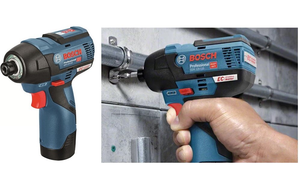 Klucz udarowy BOSCH GDR 12V 110 Professional Udogodnienia na wyciągnięcie ręki