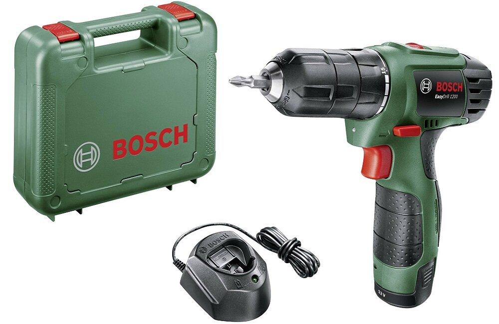 Wiertarko wkrętarka BOSCH EasyDrill 1200 Wygodne przechowywanie