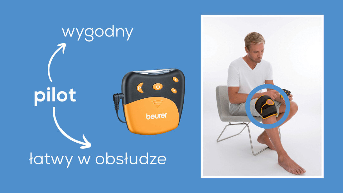 Elektrostymulator BEURER EM 29 terapia dostosowanie preferencje pilot timer intensywność ustawienia zakres TENS