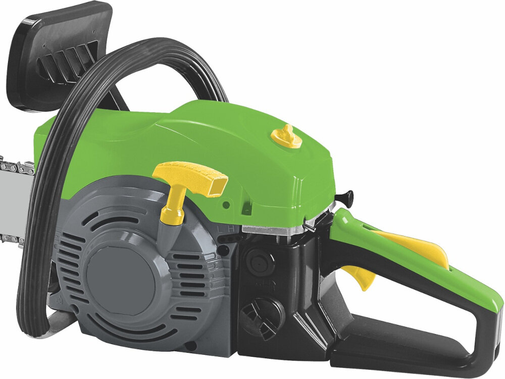 Piła spalinowa FIELDMANN FZP 4216-B niesamowita szybkość i wydajność pracy zasilanie 2-suwowy silnik spalinowy o mocy 1,6 kW pojemność 45 cm3 hałas 114 dB