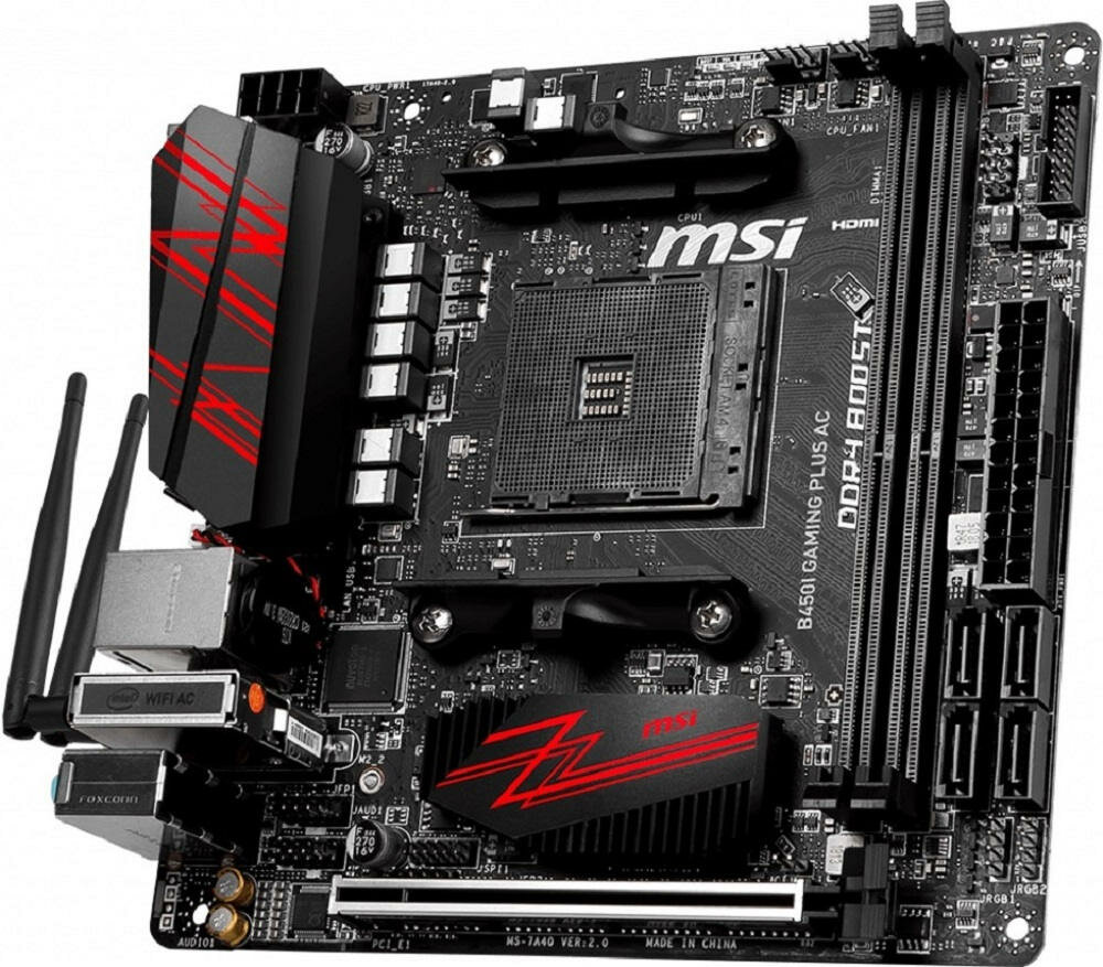 Płyta główna MSI B450I Gaming Plus Ac - plyta glowna niezawodny gaming