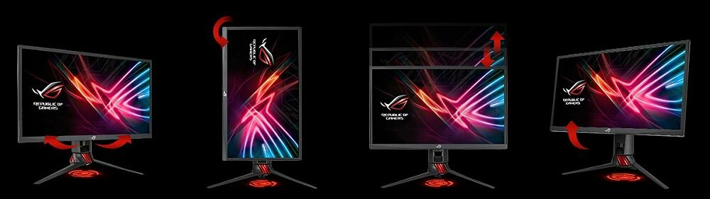 Monitor ASUS ROG Strix XG248Q 2 - Regulacja Pochylenia i Wysokości