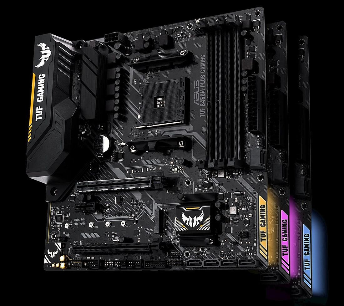 Płyta główna ASUS TUF B450M-PLUS GAMING - składanie systemu