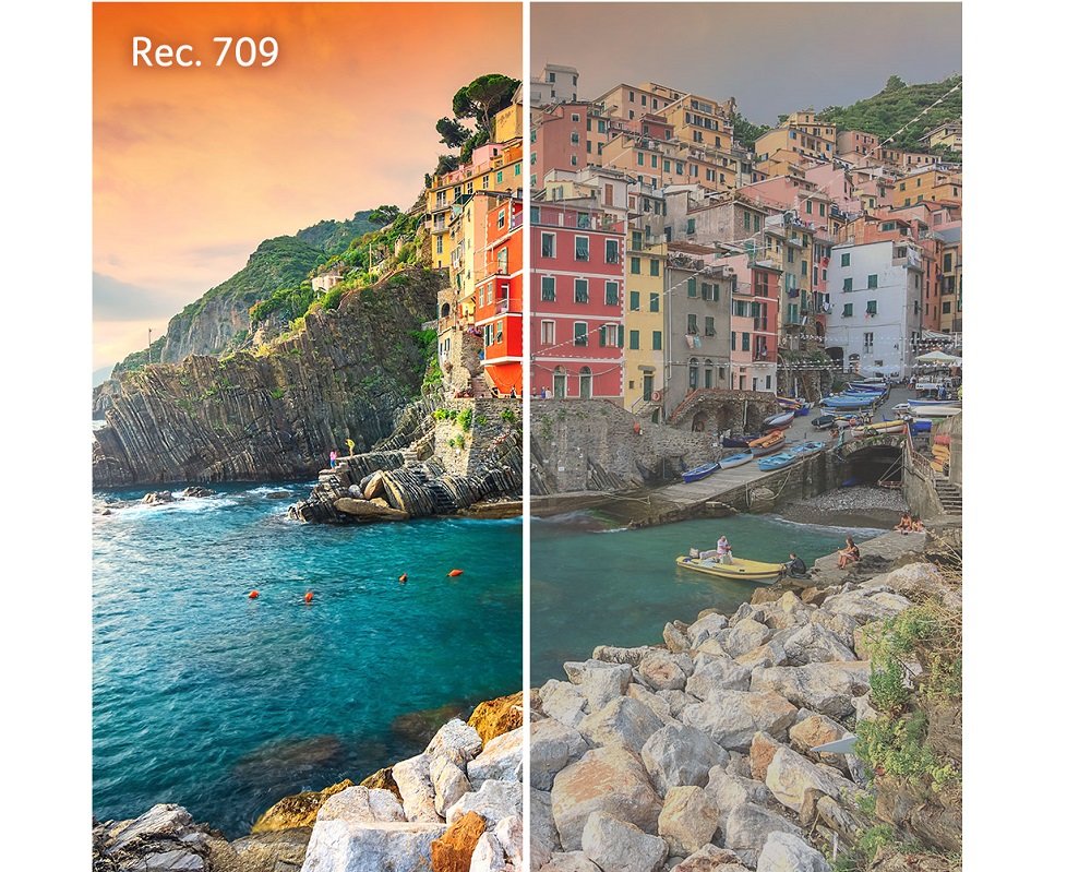 Projektor ACER VL7860 zgodny ze standardami rec 709 szeroka paleta barw HDR