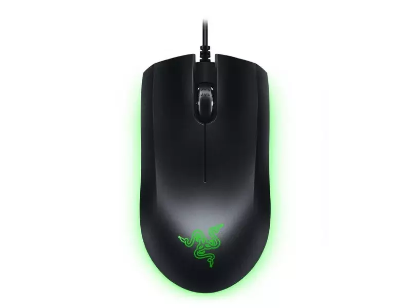 Mysz RAZER Abyssus Essential - wygląd ogólny ergonomiczny kształt wygodna praca