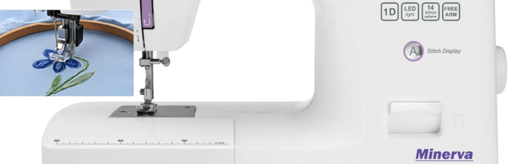 Maszyna do szycia MINERVA 141D - Cerowanie i Haftowanie