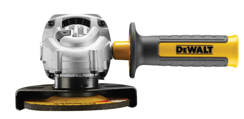 Szlifierka kątowa DEWALT DWE4203-QS silnik ochrona przed zapyleniem system wyrzucania pyłu w tył dokładne izolowanie uzwojenia stojana