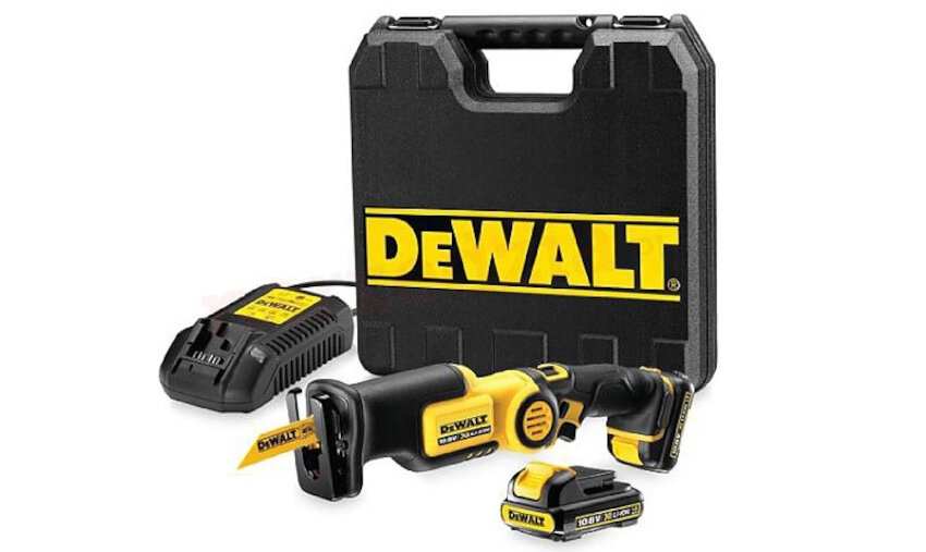 Pila szablasta DEWALT DCS310D2 zestaw akcesoria komplet wyposazenie