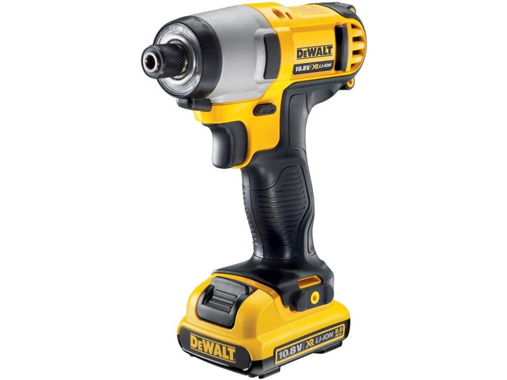 Zakrętarka DEWALT DCF815D2-QW solidny uchwyt z powłoką antypoślizgową ergonomiczna forma ogranicza wibracje