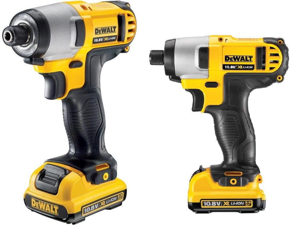 Zakrętarka DEWALT DCF815D2-QW niewielka ergonomiczna konstrukcja do użytkowania w warunkach domowych w profesjonalnych warsztatach niewielka masa waga 1,04 kg