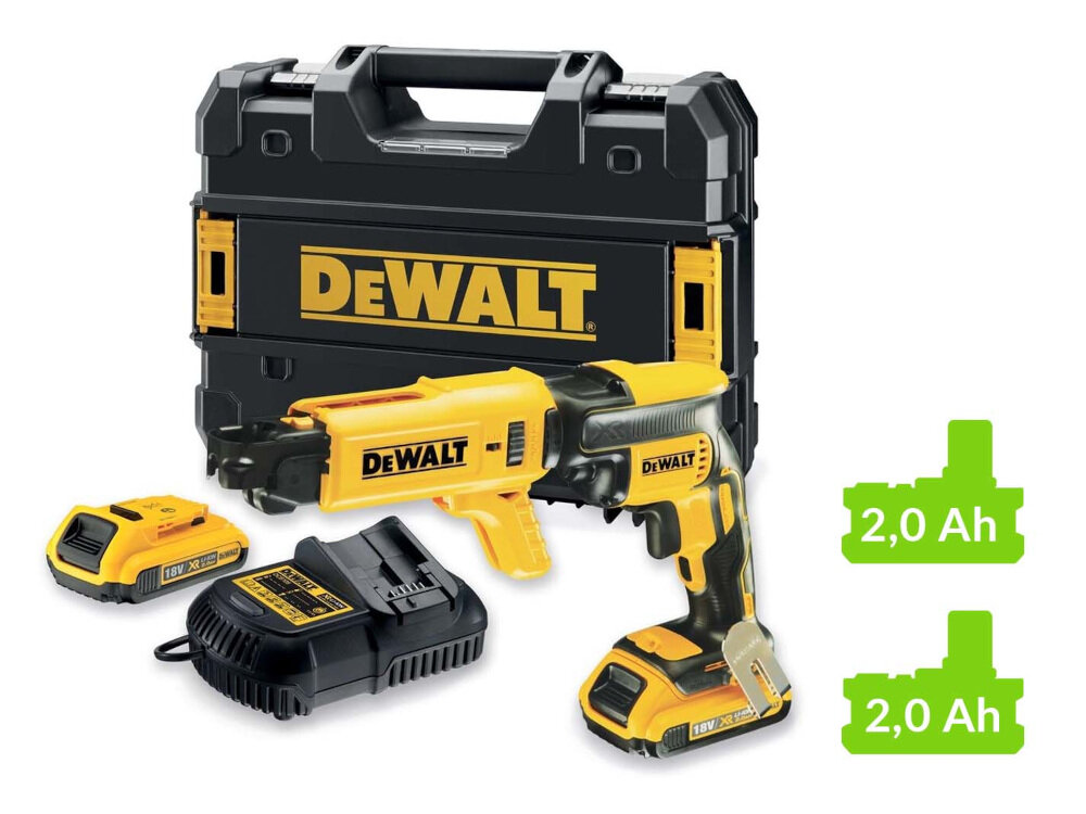 Wkrętarka DEWALT DCF620D2K w zestawie wkrętarka 2 akumulatory ładowarka walizka instrukcja obsługi w języku polskim karta gwarancyjna