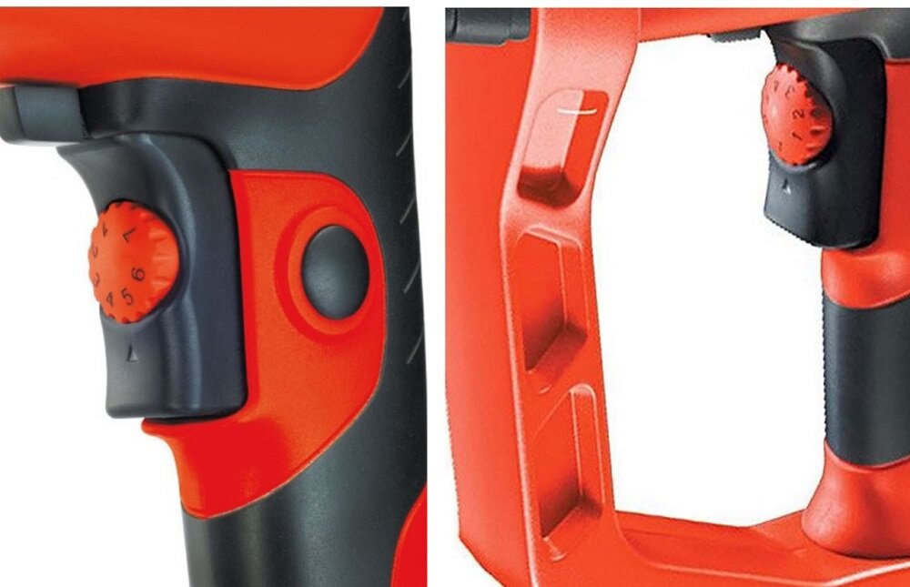 Młotowiertarka BLACK DECKER KD975 Pewny chwyt