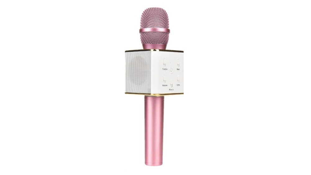Mikrofon z Głośnikiem XREC Karaoke Rozowy - Ogólny