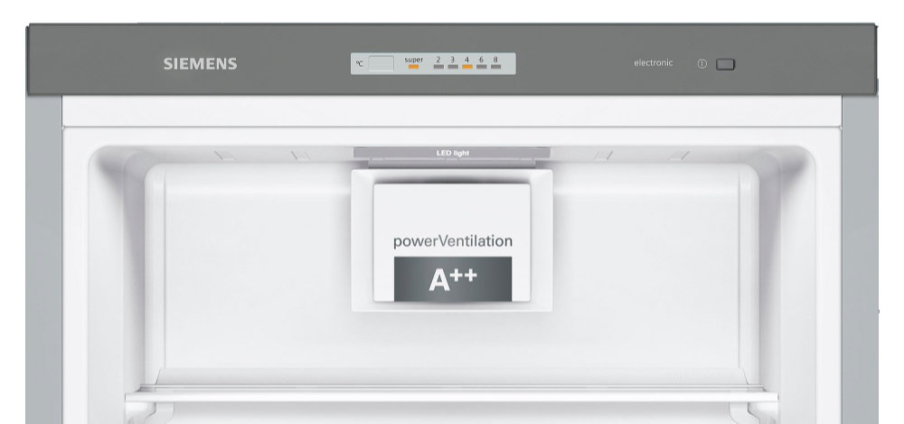 Lodówka SIEMENS KS36VVI3P - Oświetlenie LED
