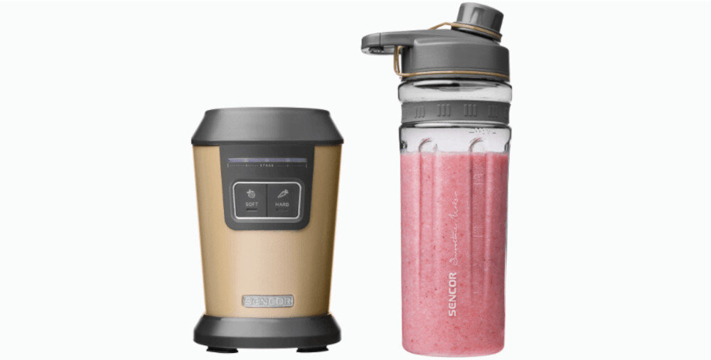 Blender kielichowy SENCOR SBL 7077CH zdjęcie lifestyle Smoothie w kilka chwil  smoothie, koktajle mleczne, napoje proteinowe, kremowe zupy lub sosy