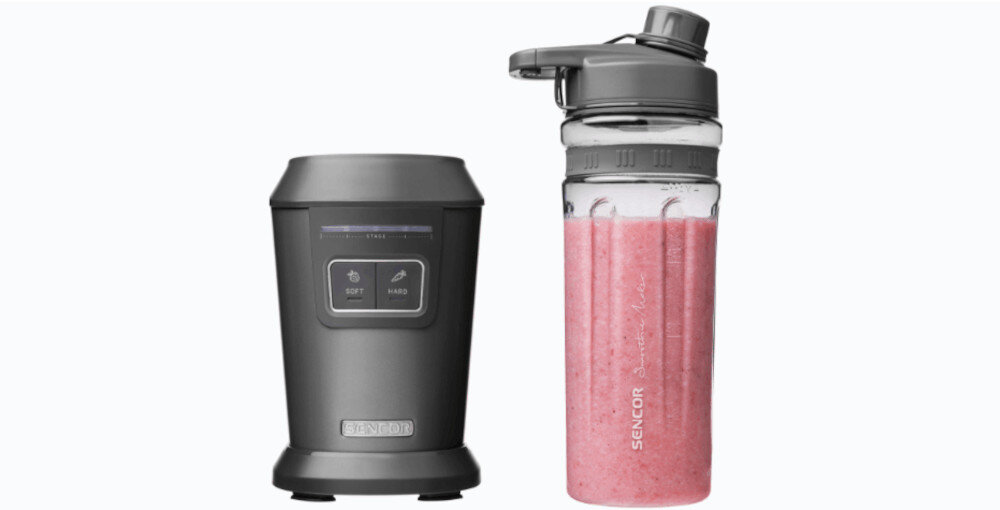 Blender kielichowy SENCOR SBL 7078BK zdjęcie lifestyle Smoothie w kilka chwil  smoothie, koktajle mleczne, napoje proteinowe, kremowe zupy lub sosy