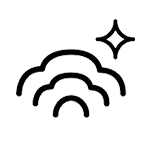 Ikona czyszczenie parowe