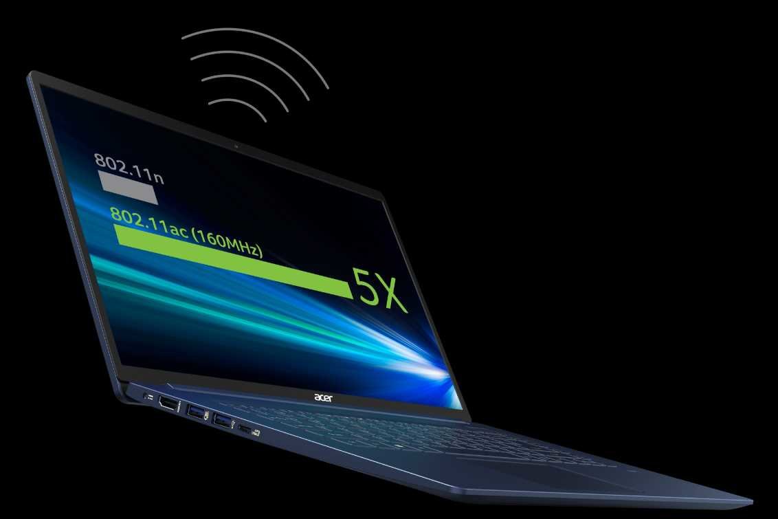 Laptop ACER Swift 5 - łączność 
