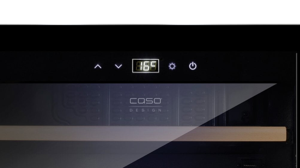 Chłodziarka Do Wina CASO GERMANY WineSafe 18 EB - Wyświetlacz