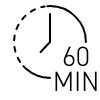 Czarne logo producenta na białym tle.