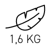 Czarne logo producenta na białym tle.