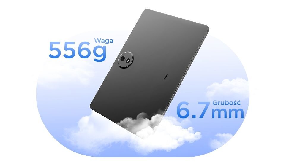 TCL TAB A1 PLUS 120 Hz płynne przewijanie szybka reakcja dotykowa tablet