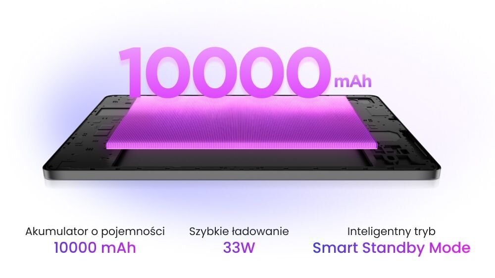 TCL TAB A1 PLUS bateria 8000 mAh Quad Speakers IP54 metalowa obudowa