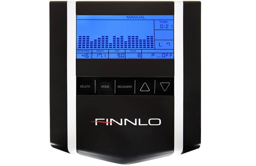 Orbitrek magnetyczny FINNLO Loxon Łatwe sterowanie komputerowe czytelny wyświetlacz LCD z niebieskim podświetleniem