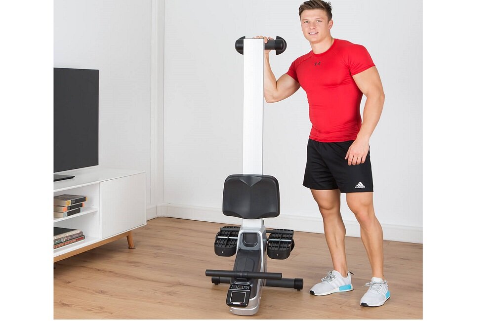 Wioślarz HAMMER Pro Force 4534 Innowacyjny mechanizm składania