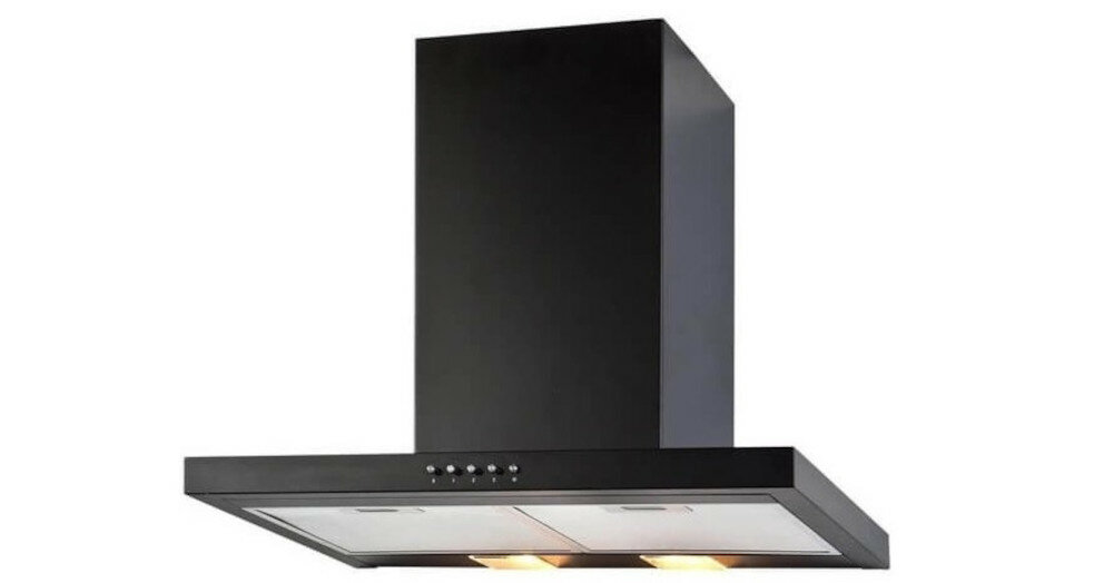 Okap VDB T-Eco 60 Czarny LED oświetlenie