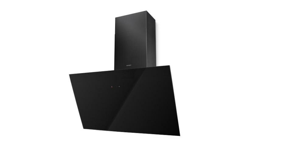 FABER-Tweet-Led-EV8BK80 okap funkcjonalny elegancki kuchenne wnętrze wyciąg pochłaniacz prędkość praca sterowanie sensorowe oświetlenie ledowe