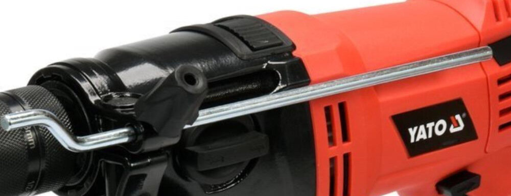 Wiertarka udarowa YATO YT-82037 ogranicznik głębokości wiercenia dokładna precyzyjna praca