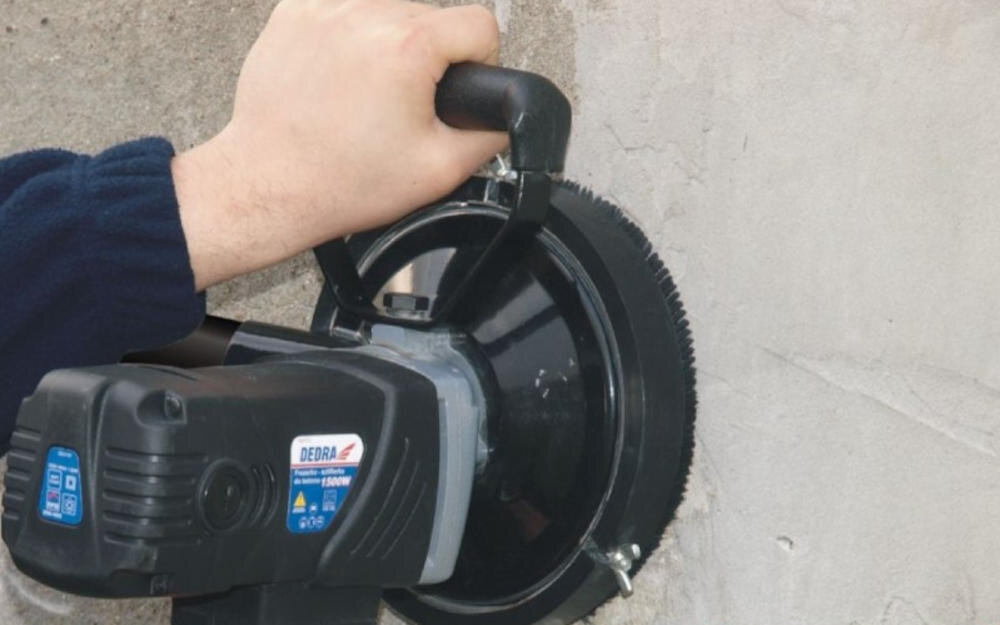 DEDRA-DED7747 szlifierka usuwanie sucho farba tynk czyszczenie podłoga klej diamentowa tarcza segmentowa odkurzacz przemysłowy regulacja prędkości