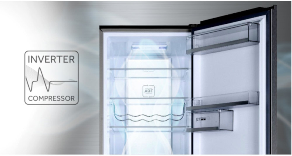 Lodówka Wolnostojąca Haier C3FE632CWJ - Sprężarka Inwerterowa