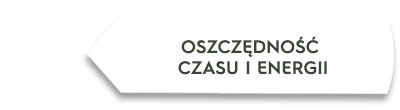 Obraz przedstawia biały prostokąt z czarnym tekstem: \'OSZCZĘDNOŚĆ CZASU I ENERGII\'.