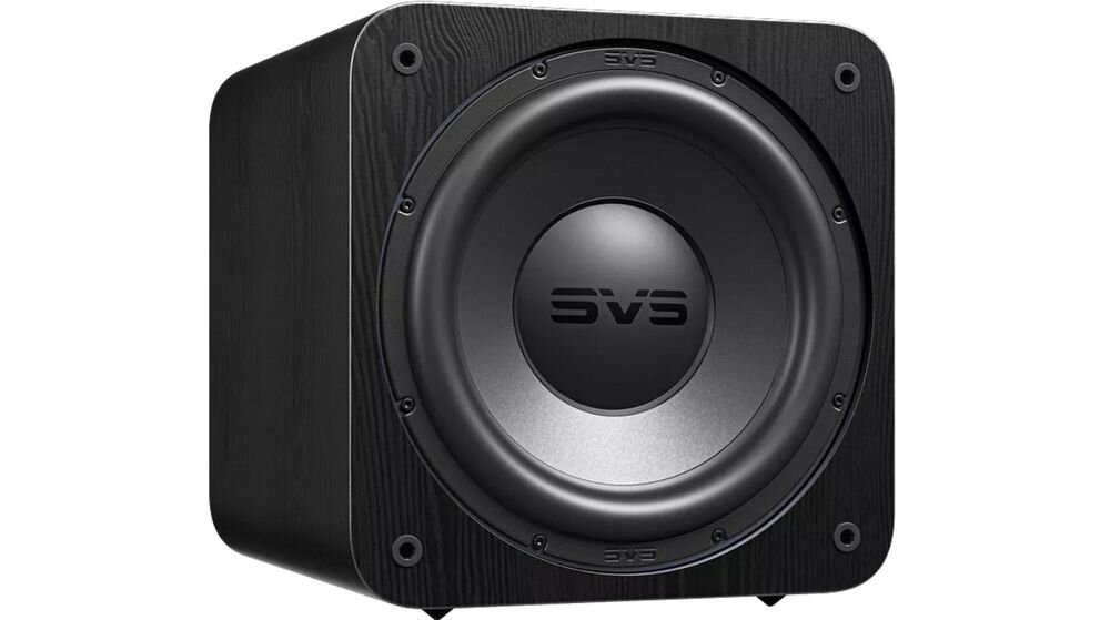 SVS SB-3000 R Evolution interfejs OLED Display Flip tylny panel regulacja funkcji, urządzenie na białym tle