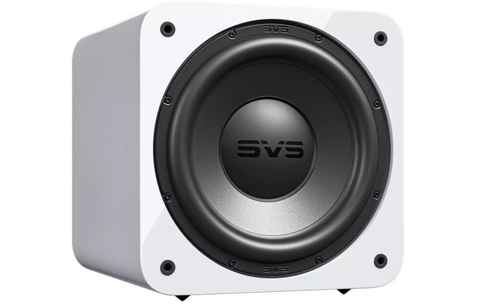 SVS SB-3000 R Evolution interfejs OLED Display Flip tylny panel regulacja funkcji, urządzenie na białym tle