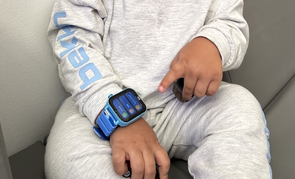 KiDiZ Watch Premium smartwatch dla dzieci ekran dotykowy 1,85 cala Android kolorowy wyświetlacz
