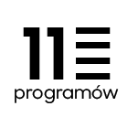 Grafika przedstawia napis \'11 programów\' z trzema poziomymi liniami obok liczby 11.