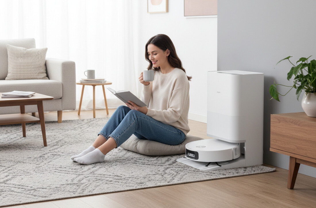 Robot sprzątający XIAOMI 6 Pro EU zdjęcie lifestyle sprzątanie całego domu