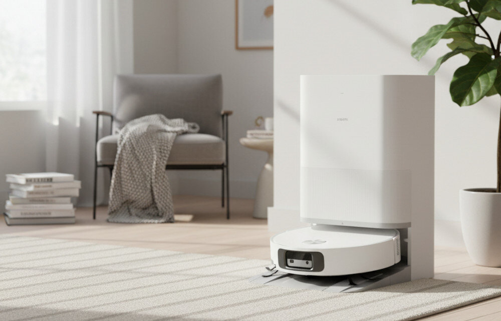 Robot sprzątający XIAOMI 6 Pro EU zdjęcie lifestyle Automatyczne opróżnianie kurzu